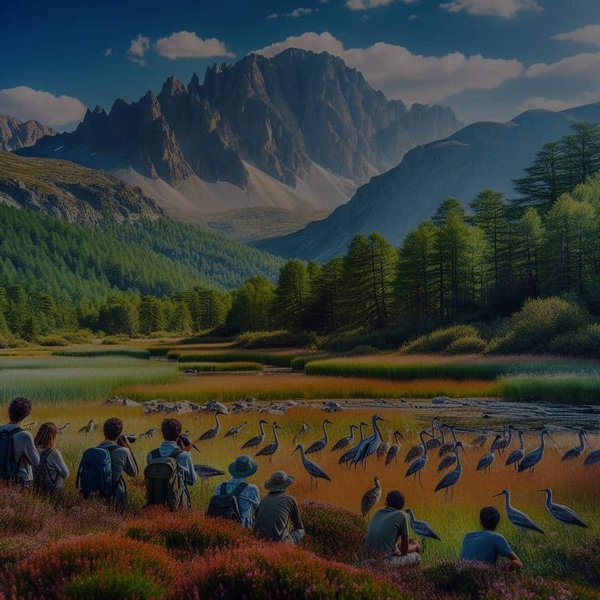 Où observer les oiseaux migrateurs dans le Parc National du Mercantour?