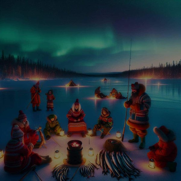 Où vivre une expérience de pêche traditionnelle avec les locaux en Laponie?